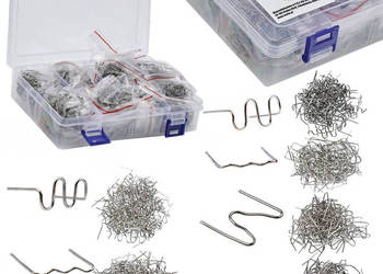 Zszywki do Plastiku 6 Rodzajów | 1800szt w Boxie