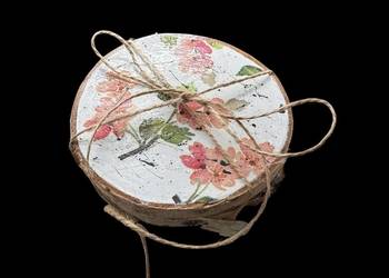 Podkładki pod kubki, decoupage