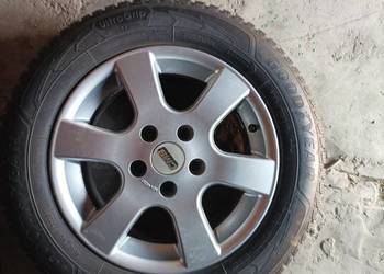 Koło alufelgi z oponami zimowymi 15 cali 5*112