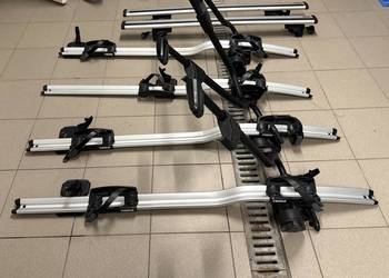 Bagażnik dachowy Thule WingBar + 4 uchwyty rowerowe Thule ProRide 598