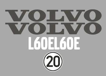 Naklejki oklejenie VOLVO L60E Zamiennik