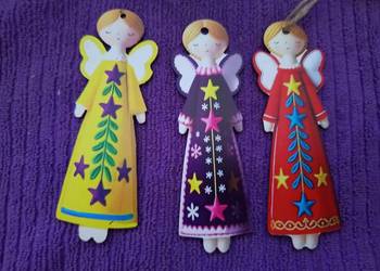 Aniołki, dekoracje 2D, cena za 3 sztuki