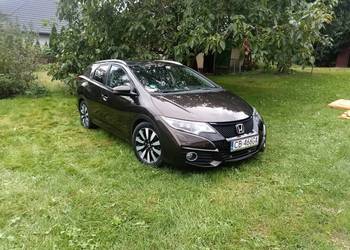 Honda Civic tourer executive salon polska lpg bogate wyposażenie zadbana
