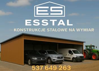 Garaż Blaszany - ZADASZENIE - HALA|Wiata na Maszyny| Magazyn – ESSTAL-