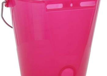 Wiadro do karmienia, różowe przezroczyste, 8 l 14268