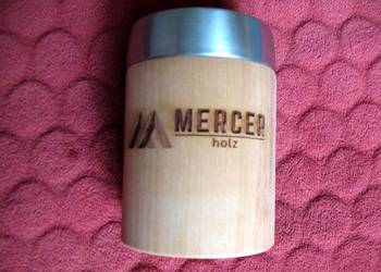 Termos - kubek termiczny - 11,5 x 8 cm, pojemność 0,2 l "Mercer holz"