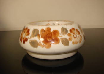 Włocławek fajansowy świecznik