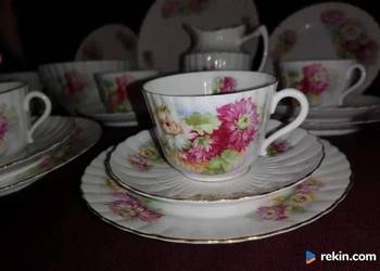 Filiżanka z talerzykiem deserowym. Secesja. Syg. Numeryczna Filiżanka z talerzykiem deserowym. Secesja. Syg. Numeryczna