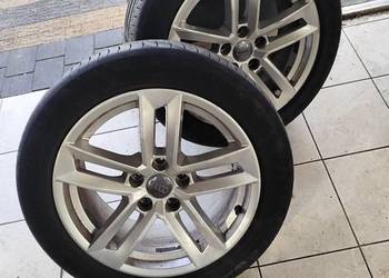 Orginalne koła do audi b9 5x112 17 opony 225/50 Continental Hancock lato l