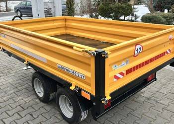 Przyczepa jednoosiowa o ładowności 2500kg / Dostępna od ręki!