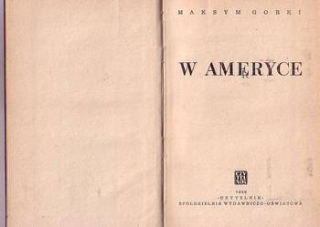 (9292) W AMERYCE – MAKSYM GORKI