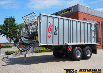 Fliegl ASW 271 Przyczepa rolnicza, tandem, system samozsuwający, K80