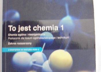 TO JEST CHEMIA 1 CHEMIA OGÓLNA I NIEORGANICZNA PODRĘCZNIK