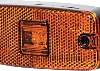 Lampa obrysowa LED, prostokątna, 12/24V z przewodem i uchwytem Kramp LA301…