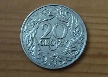 Moneta 20 groszy 1923 rok II RP