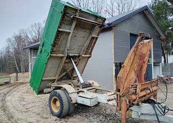 Przyczepa rolnicza wywrotka 10t z HDS Hiab