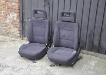 Fotele Komplet Czarne Audi 80 B4 Ładne Sprawne