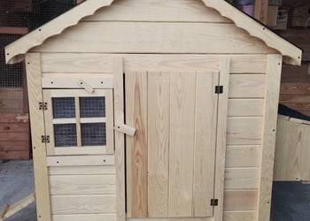 Kurnik drewniany na 8-10 kur.130x120x170cm wys