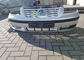 VW SHARAN MK1 LIFT 2002 ZDERZAK PRZOD SREBRNY