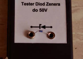 Tester diód Zenera do 50V