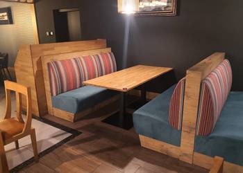 loże barowe - kanapy barowe - sofy do restauracji - boksy na wymiar
