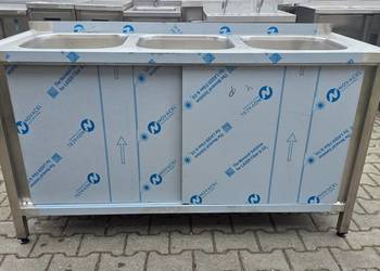 Zlew 3 Komorowy Drzwi Suwane 150/60/85 cm M.1301 N