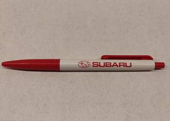 Długopis kolekcjonerski czerwono biały - Subaru