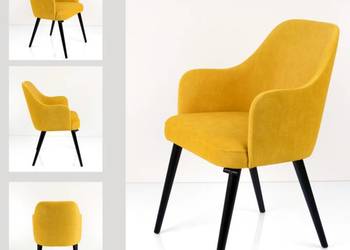 Krzesło DELUXE prosto od producenta EMRA WOOD RK-9 żółty