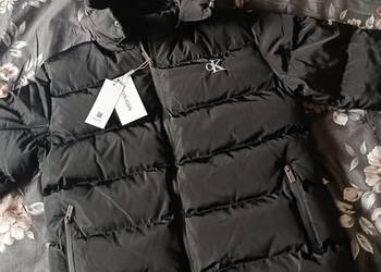Kurtka męska puchowa Calvin Klein Regular Fit - klasyczna czarna XXL