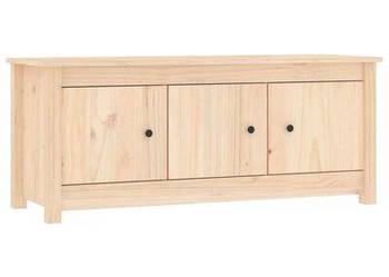 vidaXL Szafka na buty, 110x38x45,5 cm, lite drewno sosnowe(sku814599)
