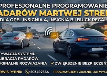 Programowanie zdalne radar martwej strefy Opel Insignia A insignia B