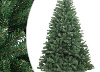 vidaXL Sztuczna choinka zawiasowa ze stojakiem, zielona（SKU:356765）