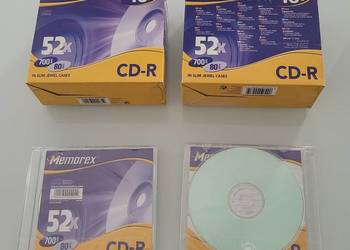CD-R Memorex, Platinum 700MB 80Min, MMore 800MB 90Min - 51 szt.