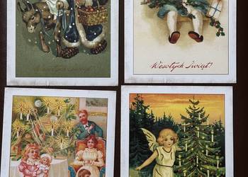 pocztówki kolekcjonerskie "Boże Narodzenie " 4 szt
