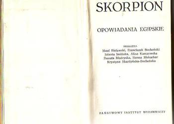(8379) SKORPION (OPOWIADANIA EGIPSKIE)
