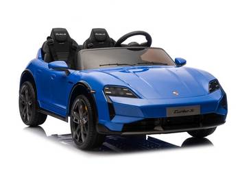 Auto na akumulator Porsche Taycan Turbo S 24V niebieskie