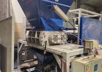 Kruszarka dwuwałowa, shredder, rozdrabniarka EREMA Z 570 - 22 kW - mkvplast