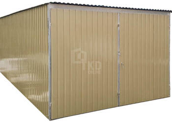 Garaż blaszany 3x5m II Gatunek Garaż Blaszak na budowę dach TKD404