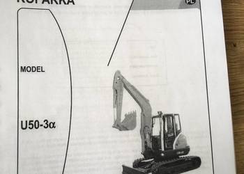 dtr instrukcja obsługi koparka kubota u50-3a i inne