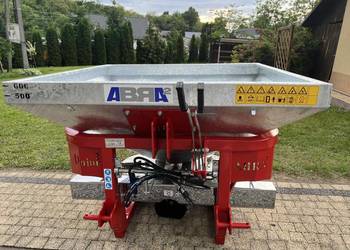 Rozsiewacz nawozów dwutarczowy Unior II 600l, 800l nowy transport gwarancja