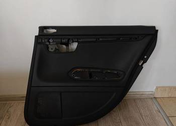 Audi A4 B6 B7 tapicerka boczek drzwi prawy tył czarna SKÓRA! 1