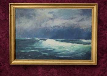 Obraz w złotej ramie