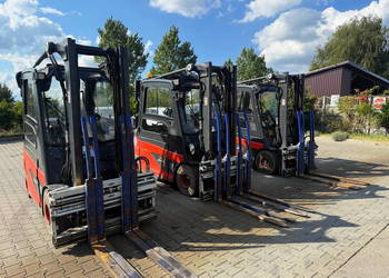 wózek widłowy LINDE E25L-01 EVO kabina przesuw paletyzer bateria 2023'