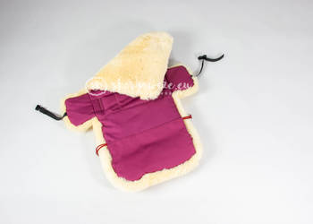 Wkładka do fotelika z zapięciem / Bordowa 60x80