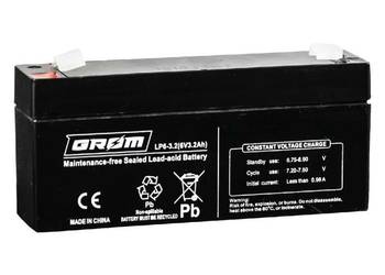 Akumulator 3.2Ah 6V GROM LP6-3.2 Akumulator 3.2Ah 6V GROM LP6-3.2