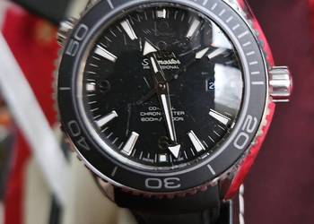 OMEGA Seamaster Planet Ocean zegarek 45,5 600m antyrefleks piekny