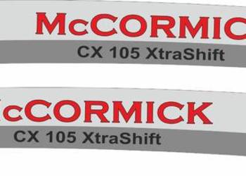 Naklejki Mccormick cx 105 zamiennik