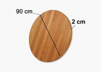 blat na stolik kawowy 90cm