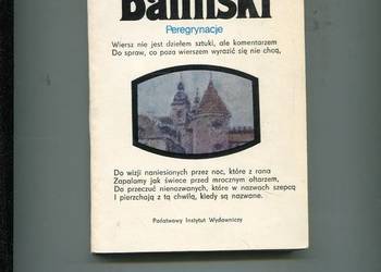 Peregrynacje - Stanisław Baliński