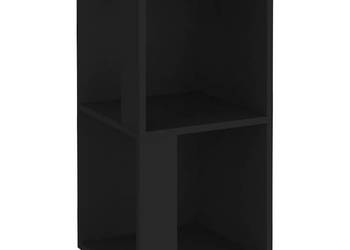 Szafka narożna czarna 33x33x67 cm materiał drewnopochodny WM-809018